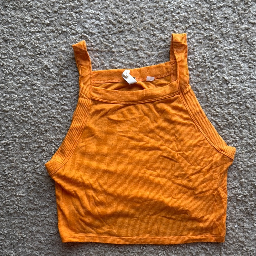 Orange Crop Top